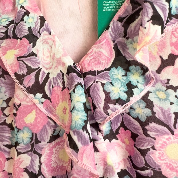 H&M Floral Ruffle Mini Dress - Picture 15 of 16